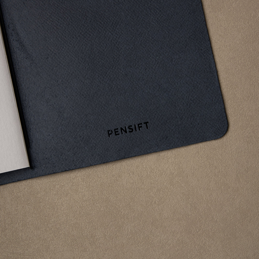 Pensift Notebook with leather cover