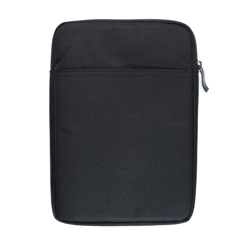 The Transit Case, a black protective carrying case included with the Pensift Executive Sketchbook.