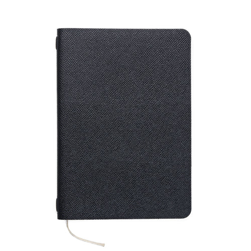 The Executive Sketchbook - black Italian Epsom leather JIS B6 notebook cover